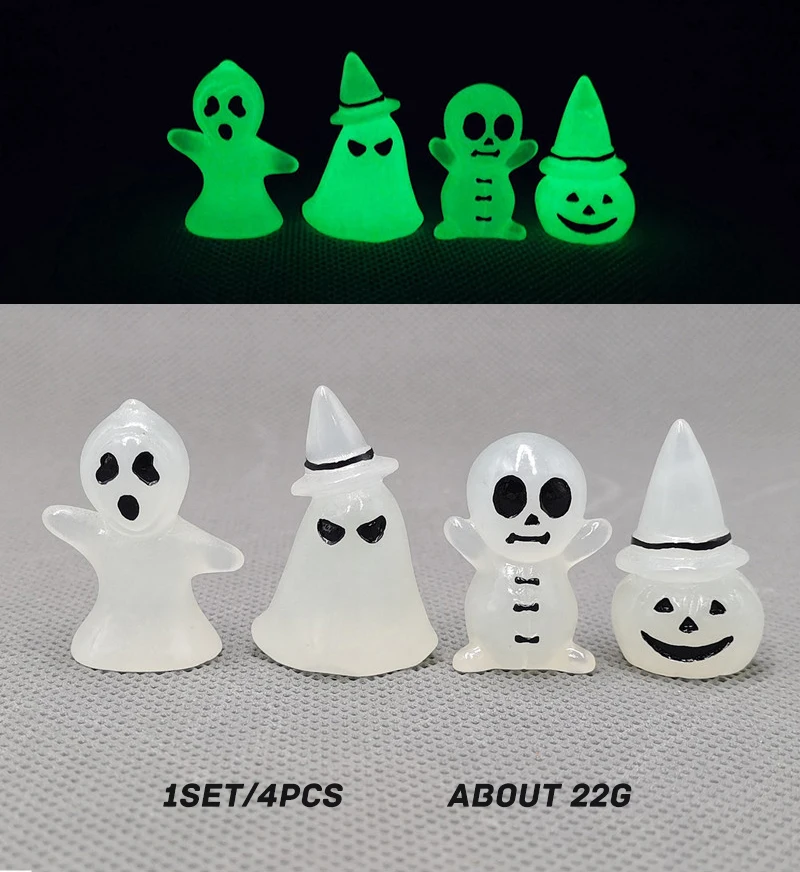 

Mini Luminous Tree 5pcs Princess Mononoke Elves Hayao Miyazaki Micro Landscape Cute Resin Decoration Cartoon Toy Birthday Gifts