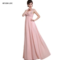 real photos fashion women long evening dresses 2021 summer sexy evening gown sleeveless pink formal party dresses robe de soiree