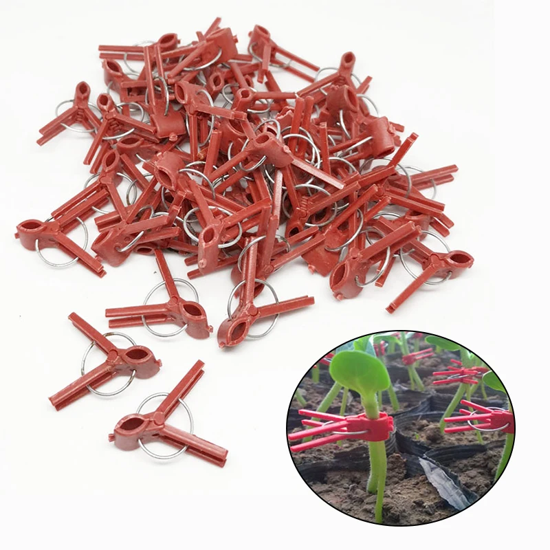 Зажим для растений пластиковый зажим садоводства огурцов баклажанов Арбузов