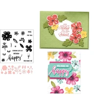 flowrer metal cutting dies and stamps stencils for diy scrapbook album photo embossing handmade decorations making