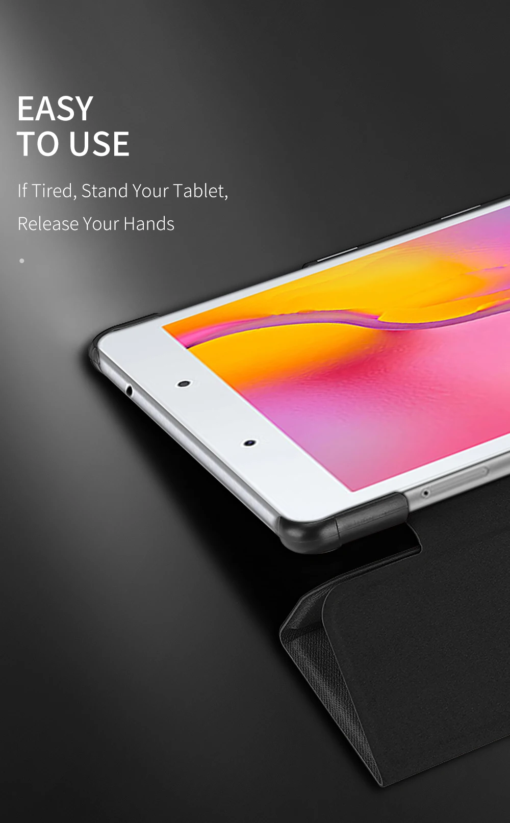 Флип-чехол для samsung TAB A 8,0 T290/T295, защитный Магнитный чехол-подставка из искусственной кожи, ударопрочный чехол для планшета