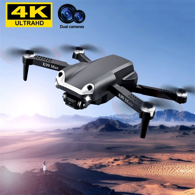 New K99 MAX Z608 Drone 4K HD Dual Camera WIFI FPV GPS Intelligent obstacle avoidance Helicopter Foldable Dron For Kid Gift