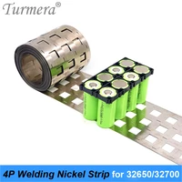 turmera 32650 32700 4p welding nickel 0 15mm thick for 12v 24v lifepo4 battery solar panel system and 36v 48v electric bike use