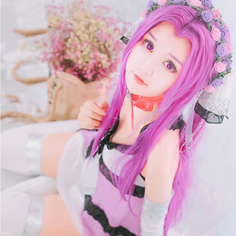 Anime! Fate/Grand Order FGO Medusa lily Maid Dress Sexy Uniform Cosplay Costume For Women 2019 NEW Free Shipping |