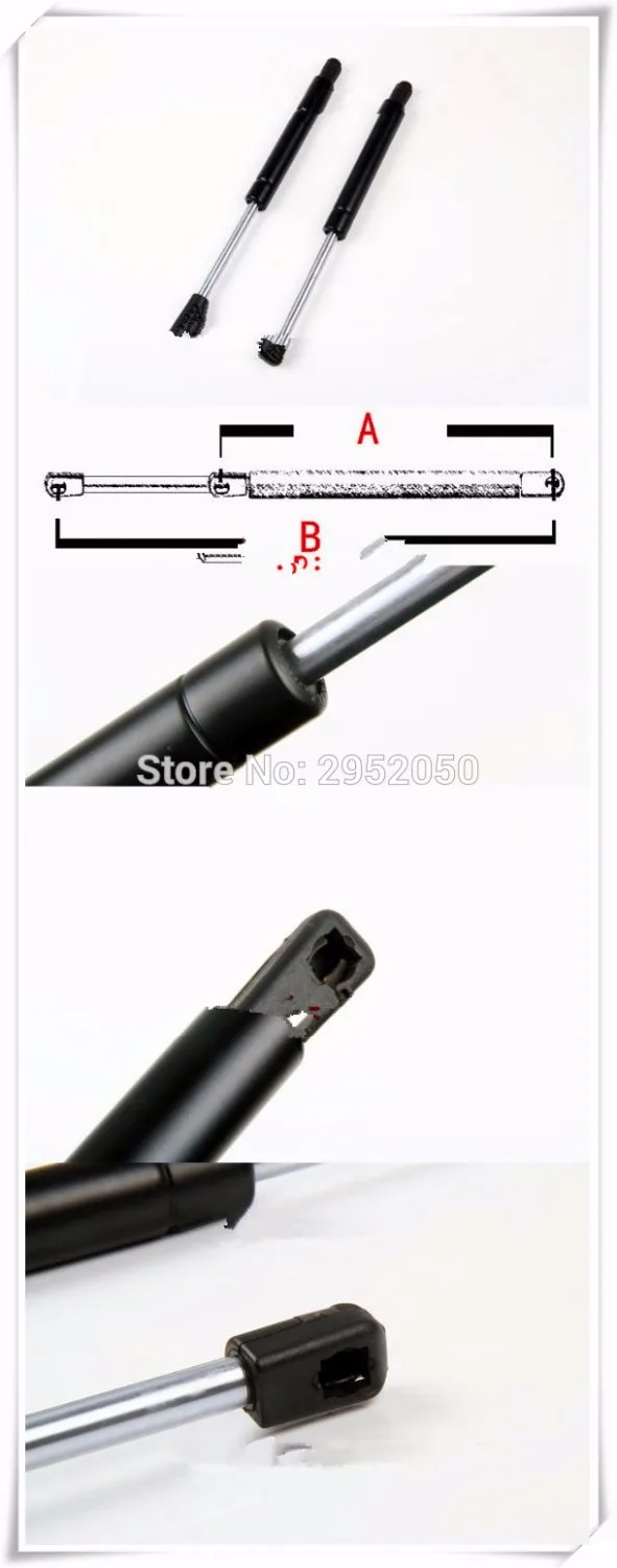 Бесплатная доставка 2 шт./лот газовый подъемник заднего багажника поддерживает