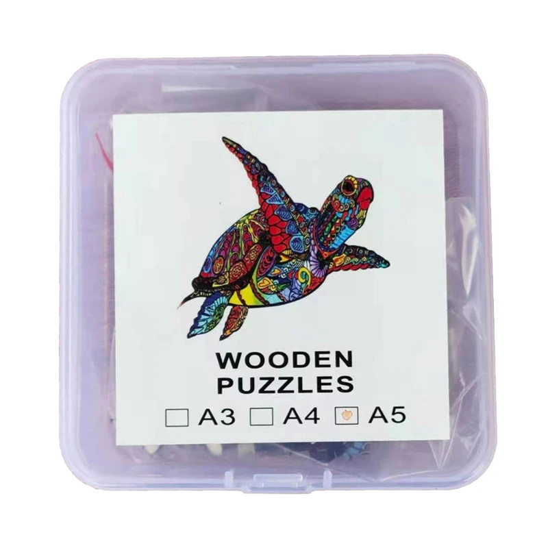 

Unique Irregular Three-dimensional Wooden Animal Puzzle Toy For Adults Kids Children Education Games Gift