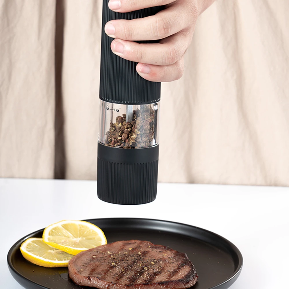 

Salt Pepper Grinder Kitchen Spice Grinder Tools Electric Pepper Mill Stainless Steel