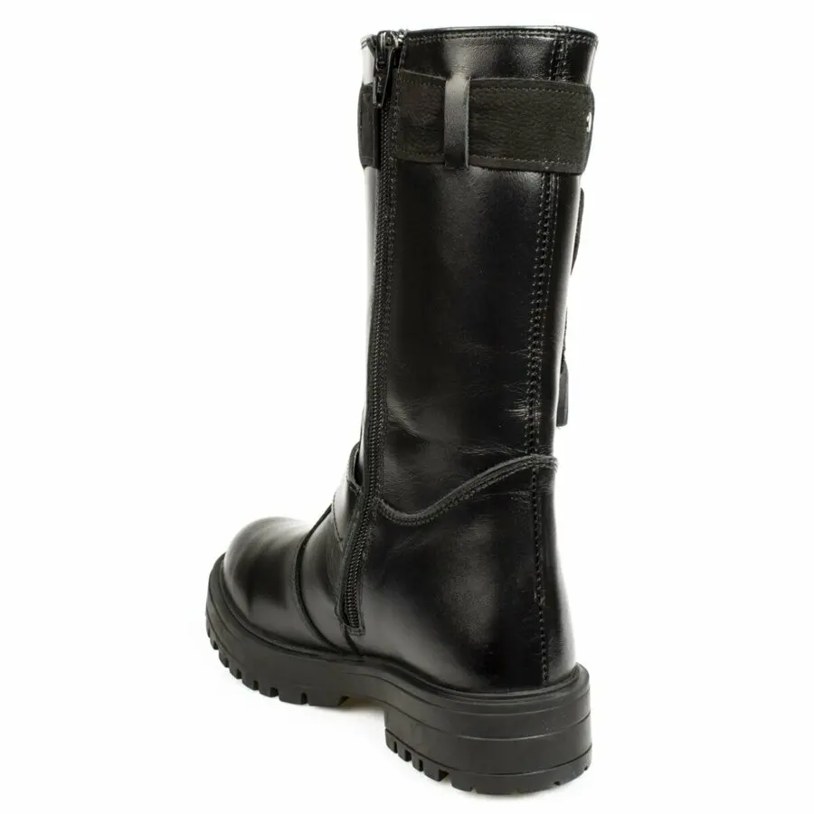 

Boots For Kids Girls Perlina 763 F Leather Black Kids Boots