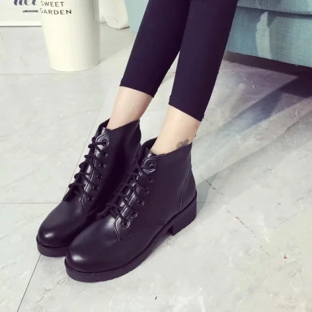 2019 г. Осень-зима новый стиль повседневные ботинки Европейский и американский