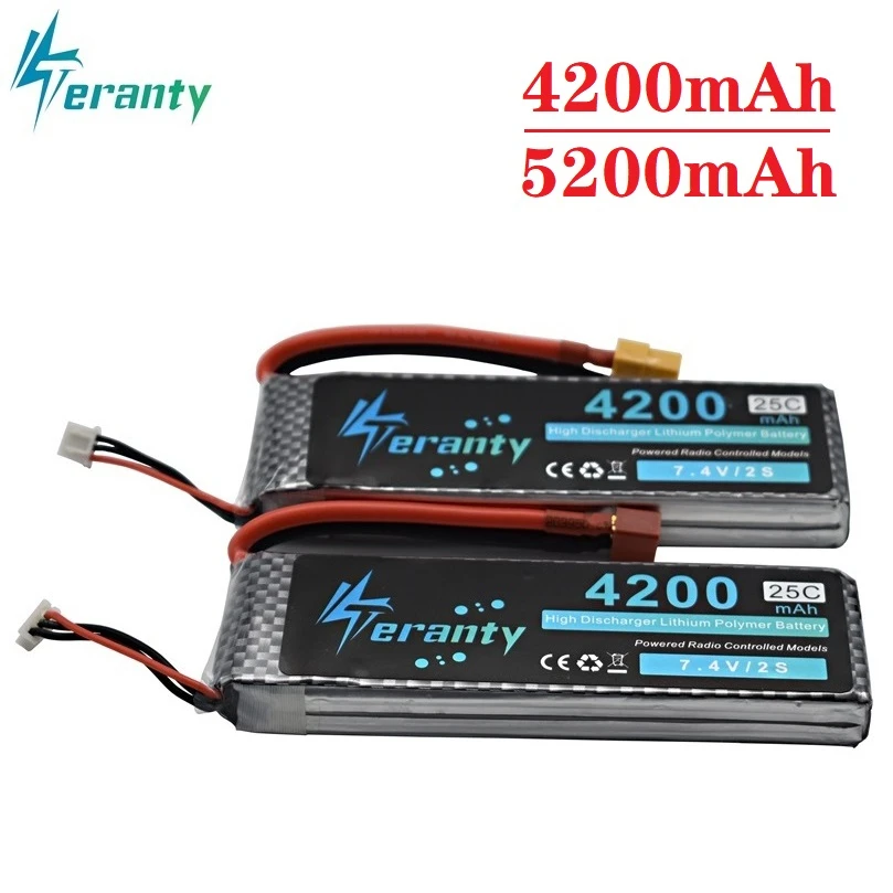 2s 74 v 4200mah 5200mah lipo батарея для rc дронов сам
