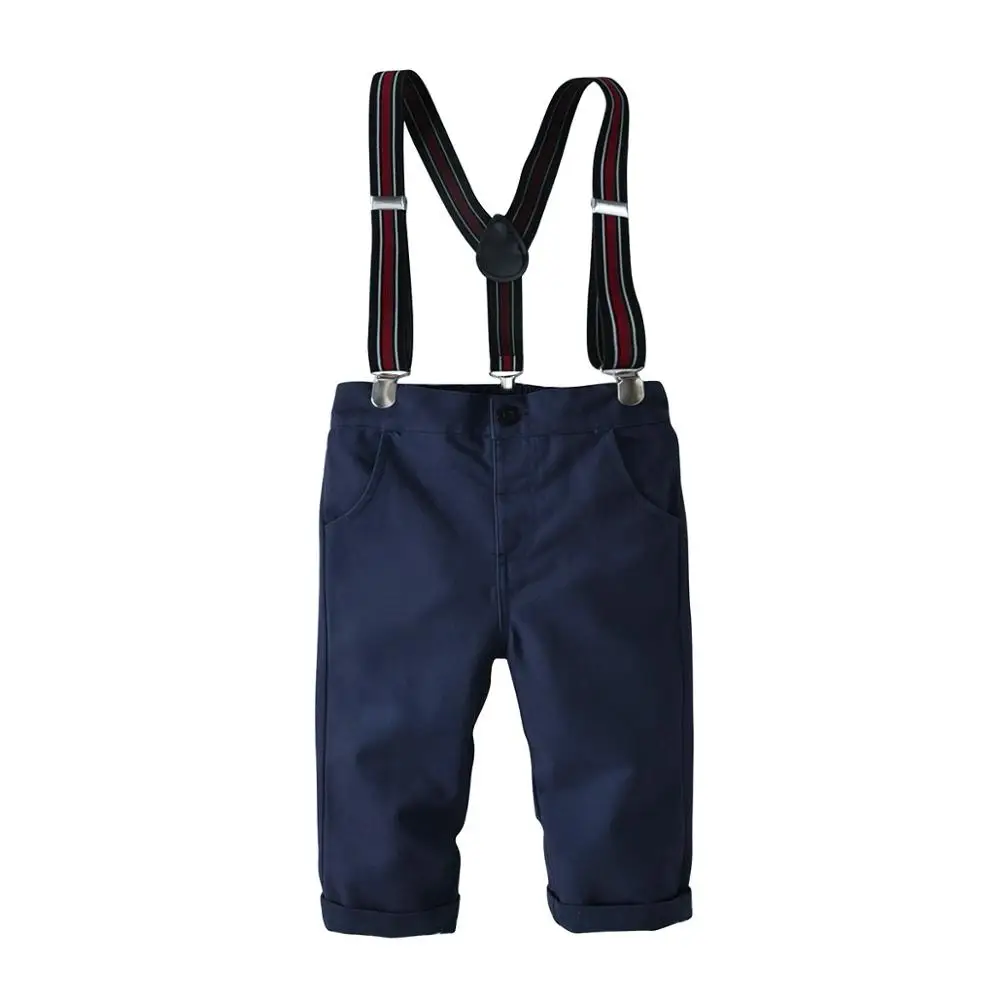 2020 Baby Boy Clothing Sets Gentleman Clothes Cotton Striped Shirt+Pants 2PCS Outfits Bebes Suits 2 to 7 Years Old | Детская одежда и