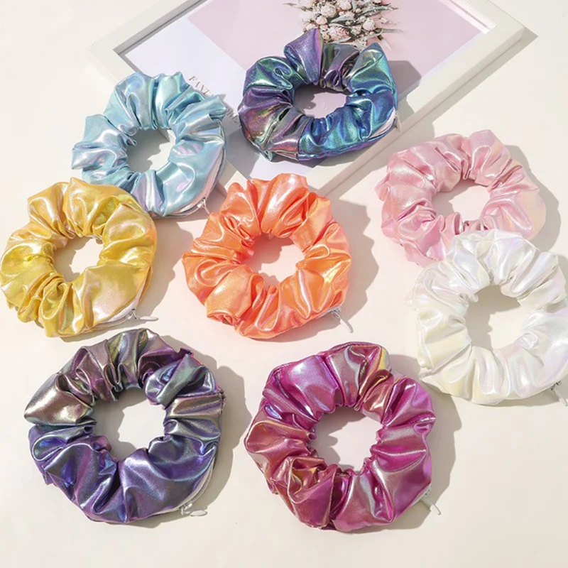 

1PC Elastic Hair Rope Headdress Scrunches Ponytail Holder Colorful Hair Ring Rubber Band Sweet Headwear Girls Hair Accessories