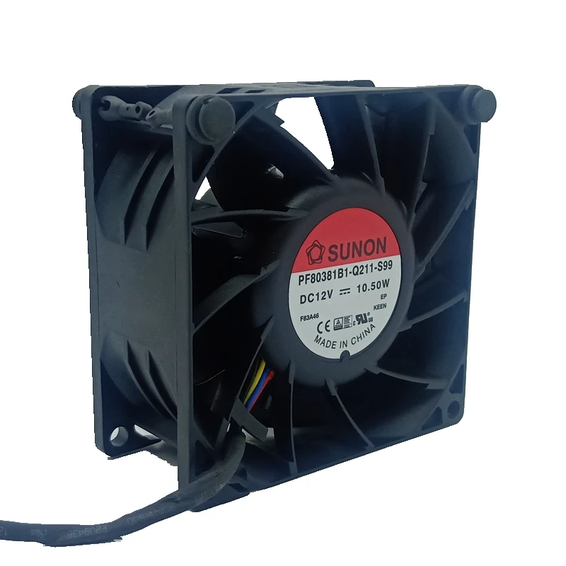 PF80381B1 Q211 S99 для охлаждения SUNON 8038 12v 10 5 W 4Pin PWM Скорость охлаждающий вентилятор | Кулеры и системы охлаждения компьютера -4001145891359