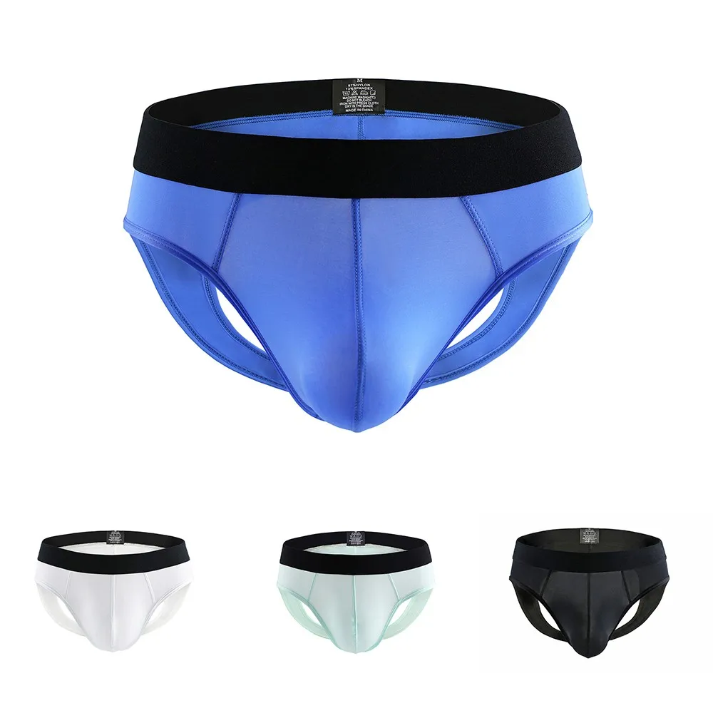 

Men Sports Underwear Show Butt Comfortable Breathable Briefs Sexy Thong
