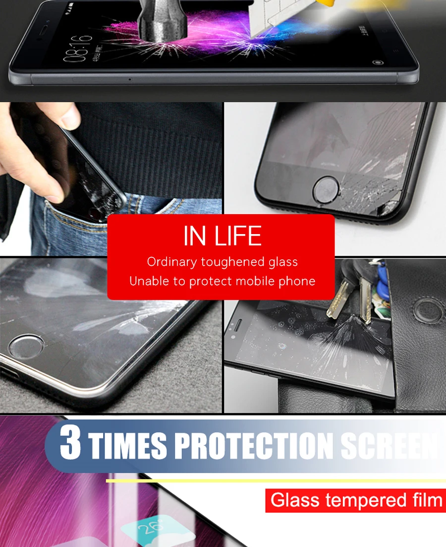 3D защитный Стекло на для Xiaomi Redmi 4A 4X 5A 5 6plus 6A 7A Redmi Note 4X4X5 Pro закаленное стекло Экран защитная пленка