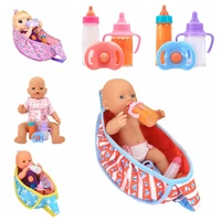 baby feeding milk bottle pacifier outgoing carrier bag for 17 inch 40 cm baby doll simulated doll tableware doll toy