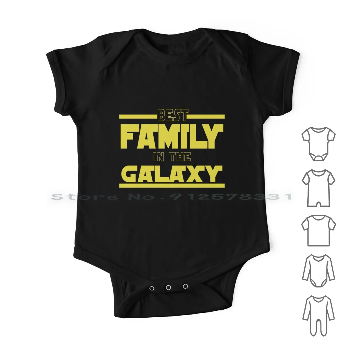 The Best Family In The Galaxy Newborn Baby Clothes Rompers Cotton Jumpsuits Family Hansolo Princess Leia Chubaka Force Awakens