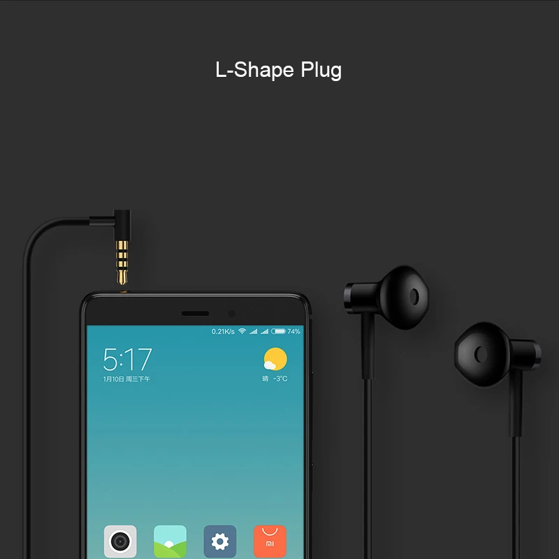 Наушники вкладыши Xiaomi Mi Hybrid DC Seo наушники 3 5 мм с микрофоном и проводным