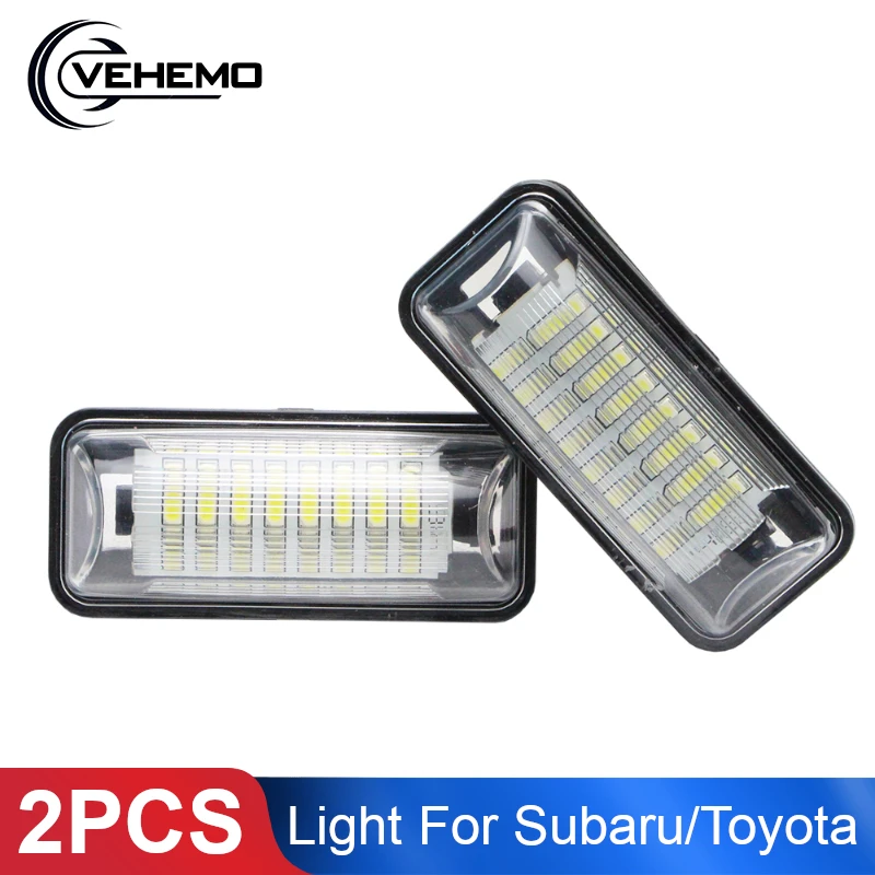 2 шт./компл. светодиодный светильник номерного знака для Subaru Forester BRZ Impreza WRX Legacy XV
