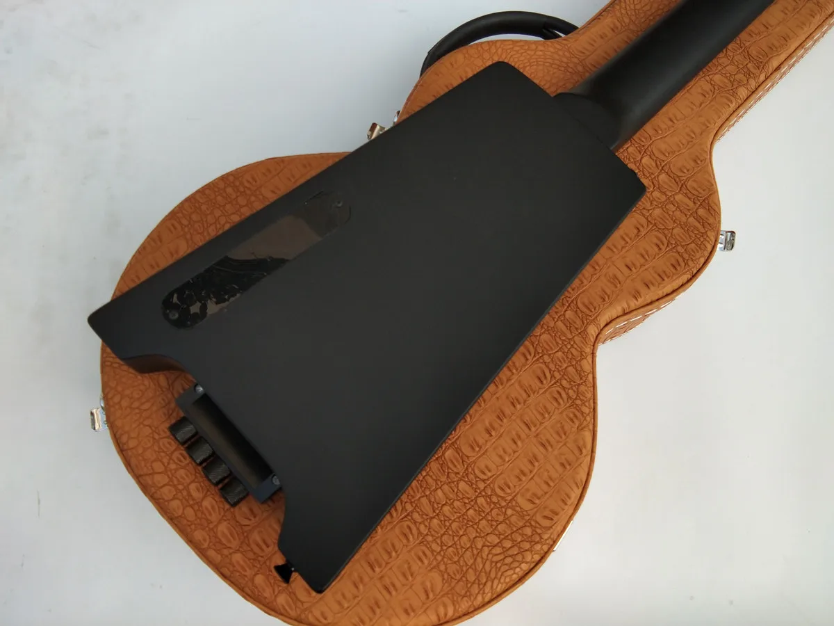 Бесплатная доставка Новый большой John 4 струны Безголовый электрическая бас