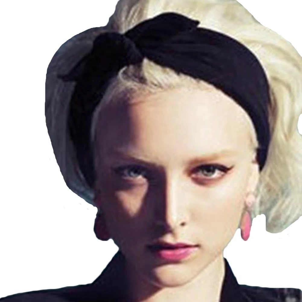 Женская эластичная лента для волос с узлом и бантом| |