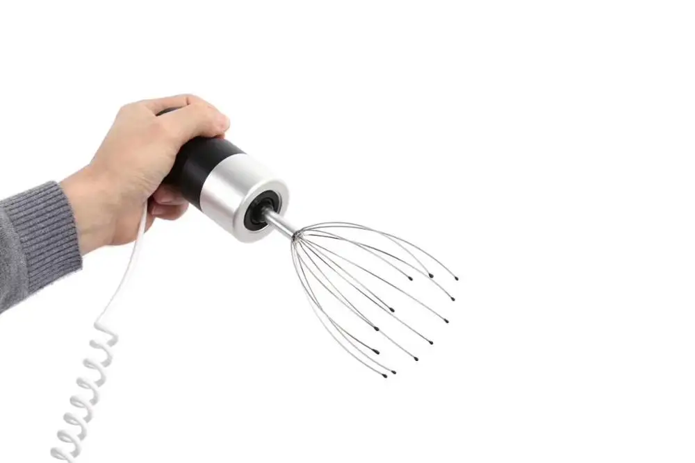 

Stainless Steel Comfortable Ultrasonic Handheld Massager Electric Scalp Head Massager