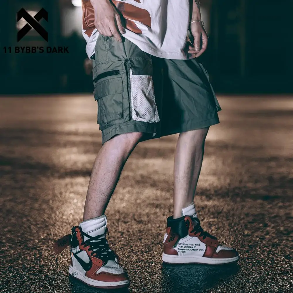 

Шорты-карго мужские 11 BYBB DARK, уличная одежда в стиле хип-хоп, повседневные штаны с эластичным поясом, спортивные джоггеры до колена, 2020SS, на ле...