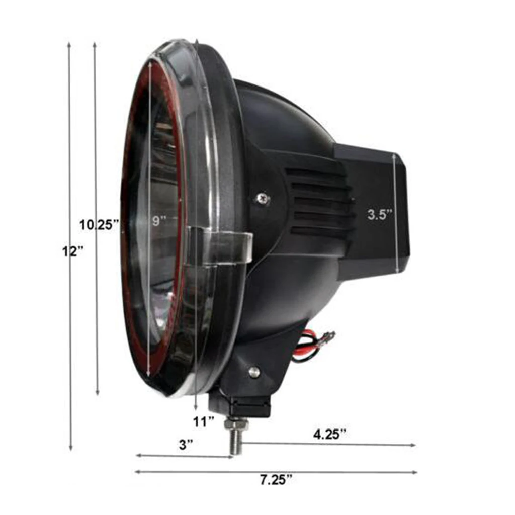 9 дюймов 55 Вт прожекторная фара s HID Xenon 12 В для грузовиков внедорожников черная
