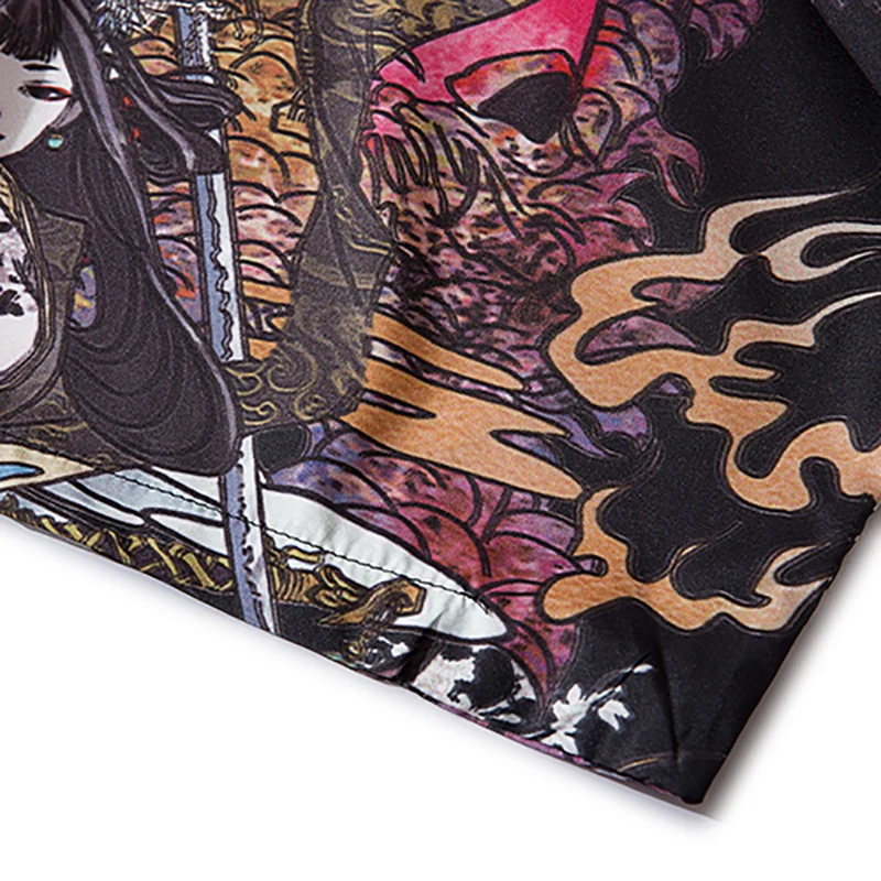 

Japanese Kimono Jacket Ancient China Heroine Harajuku 2020 Hip Hop Men Japan Streetwear Jacket Summer Thin Clothing Loose Kimono