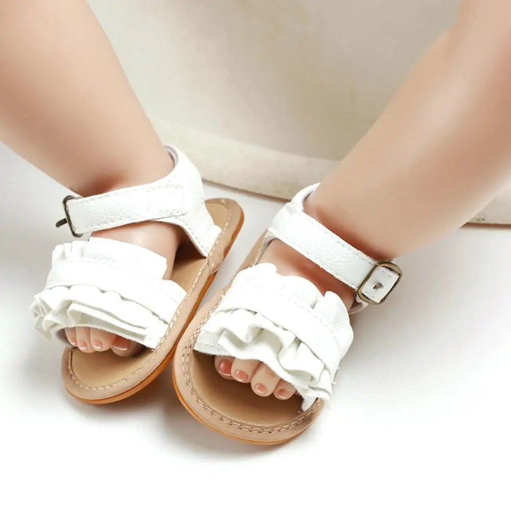 

Summer Baby Boys Girls Soft Soled PU Leather Breathable Bottom Toddler Sandals