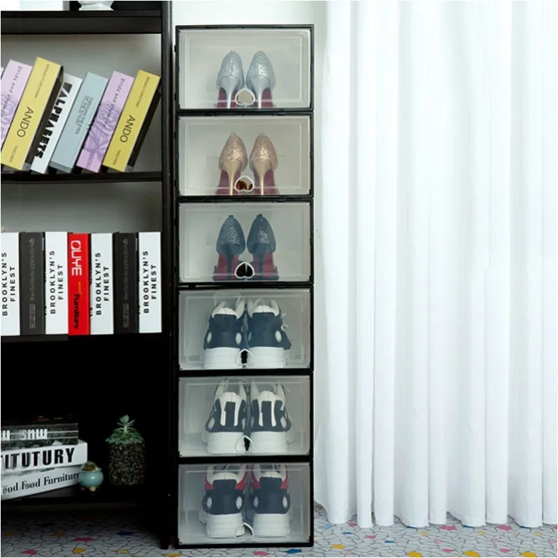 

Organizer Shoebox Combination Shoes Cabinet shoes organizer box Organizer Stackable Box Shoe For Shoes Toys AJ Display Box