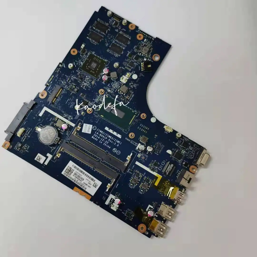 Для LenovoThinkpad B50-80 Материнская плата ноутбука Процессор: 3215U GPU EX2G FP FRU 5B20K84228 LA-B091P 100%