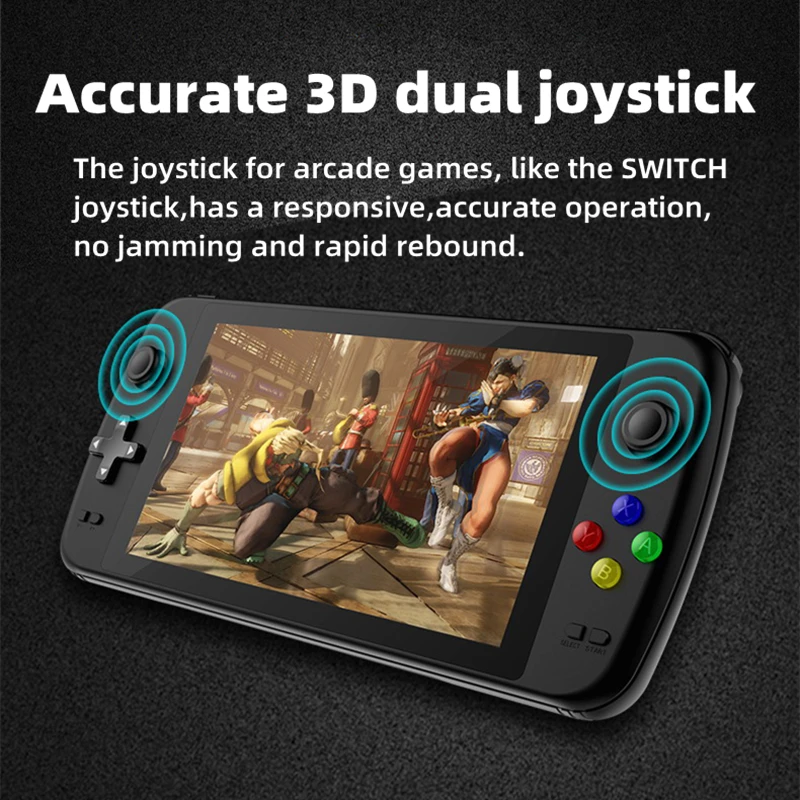 7 дюймовый четырёхядерный дважды DVD плеер игровой консоли двойной джойстик