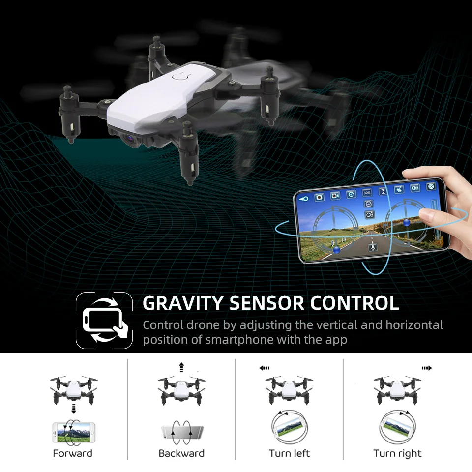 Lanbird мини Радиоуправляемый Дрон с камерой FPV Wifi Пульт дистанционного управления Квадрокоптер мини игрушка Дети Дроны для начинающих Вертолет vs E61 S9W