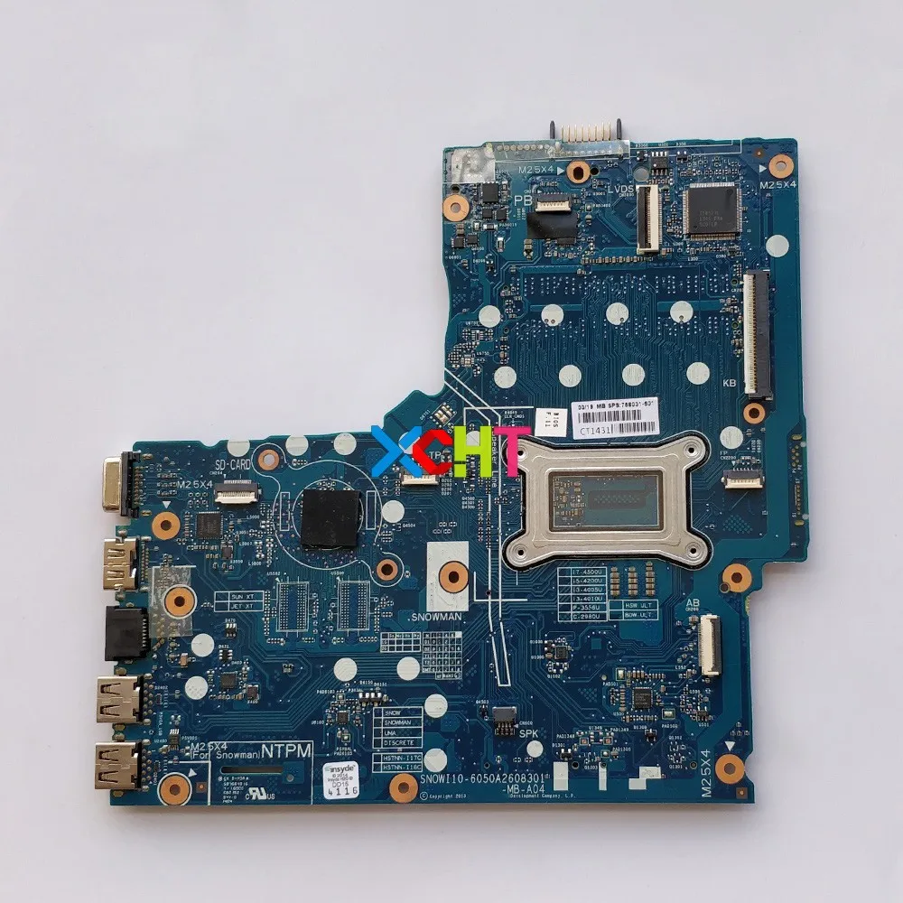 758031-501 758031-001 758031-601 UMA w 3558U CPU 6050A2608301 для HP 350 G1 G2 PC материнская плата ноутбука