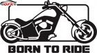 Автомобильная наклейка OFK, наклейка s Born To Ride на мотоцикл, наклейка s Chopper, оконная наклейка