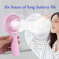 stylish mini handheld silent fan wide application soft fan blade design convenient to carry 3 modes adjustable prevent dry skin