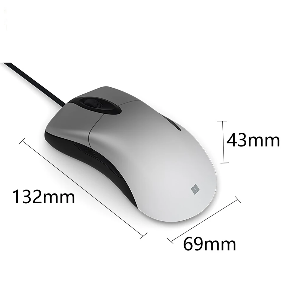Microsoft Pro Intelli мышь 16000 dpi USB Проводная мышь модная игровая технология Bluetrack мышь офисная домашняя умная для ноутбука