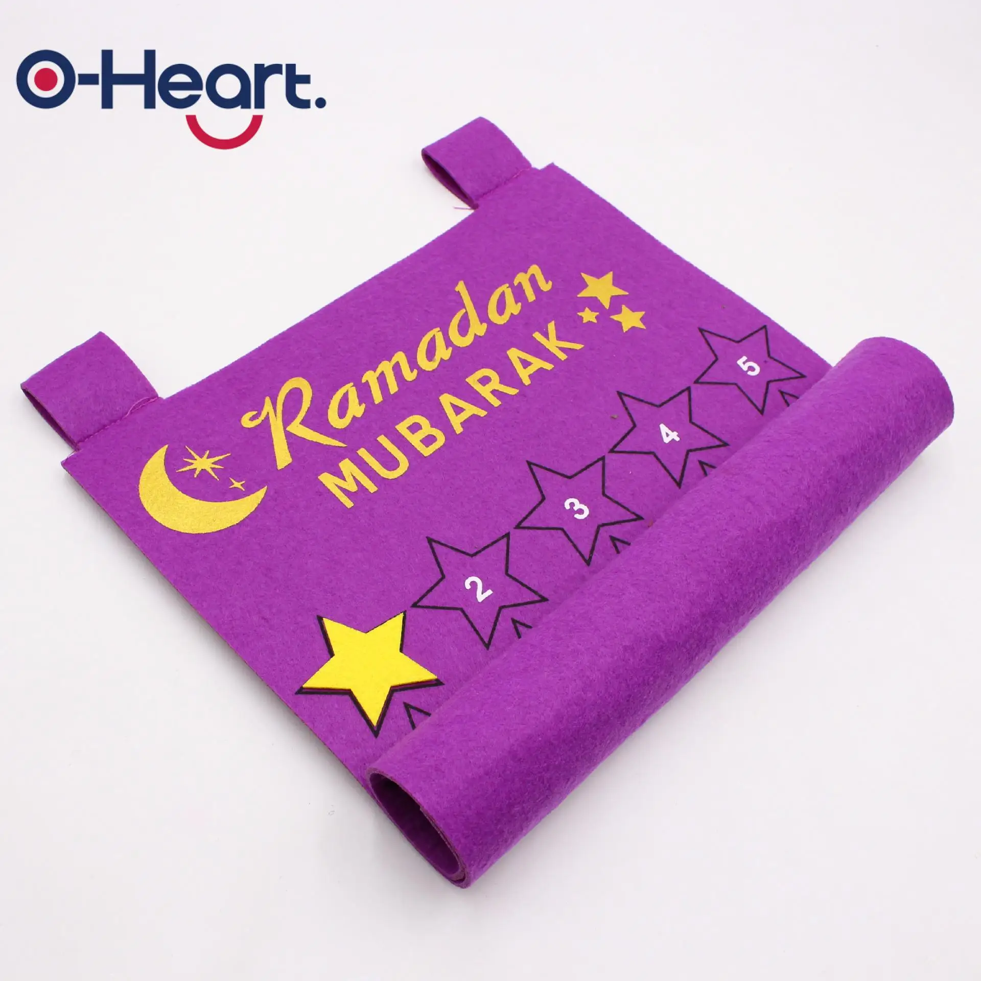 Eid Mubarak Advent календарь мусульманский войлочный отсчет настенный подвесной karem