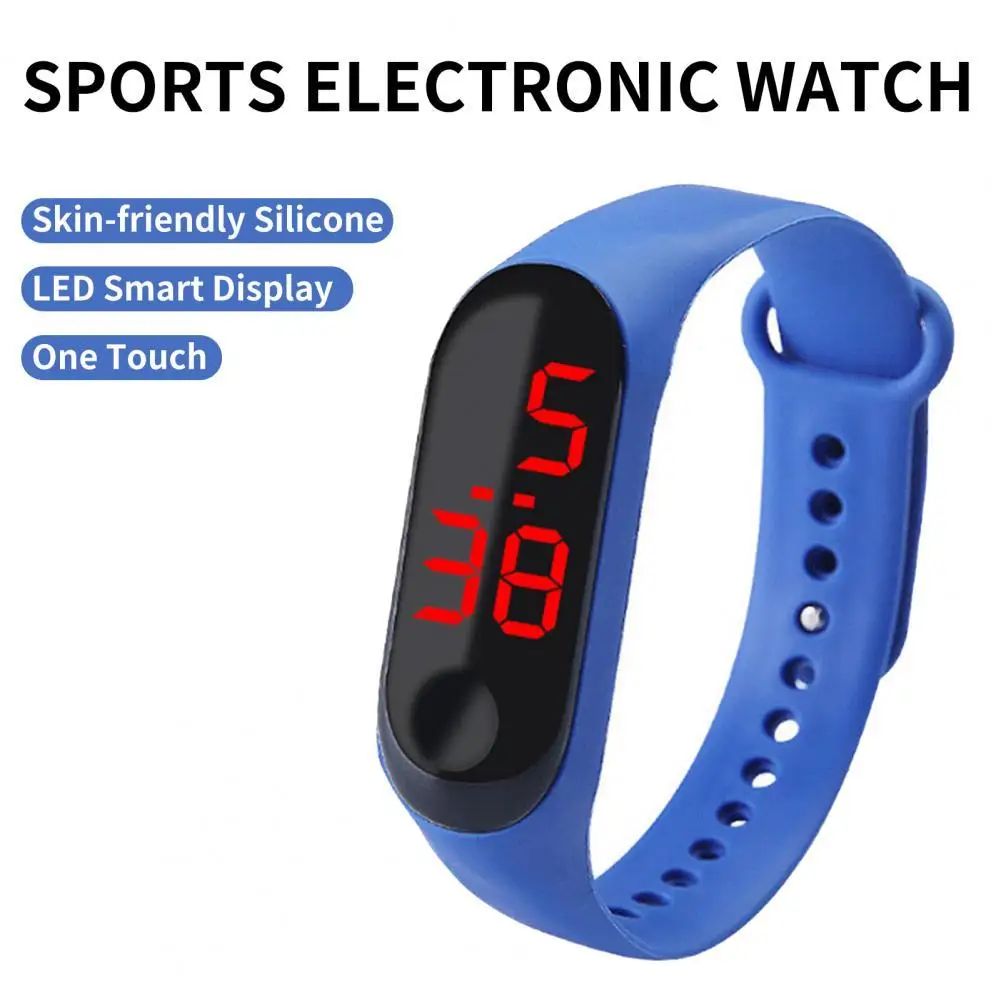 

Модные цифровые часы, легкие Компактные цифровые часы с автоматическим отключением питания, электронные часы, наручные часы