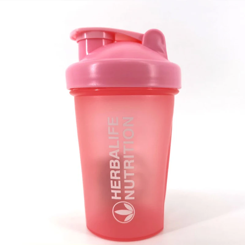 400ml 4 400 мл 500 мл портативный Herbalife Nutrtion прозрачный велосипедный велосипед герметичная Спортивная небьющаяся пластиковая бутылка для воды - Цвет: 400ml 4