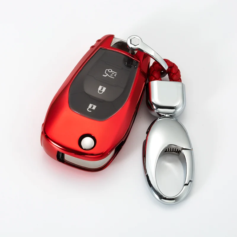 Мягкий чехол из ТПУ для автомобильных ключей с полным покрытием Chevrolet