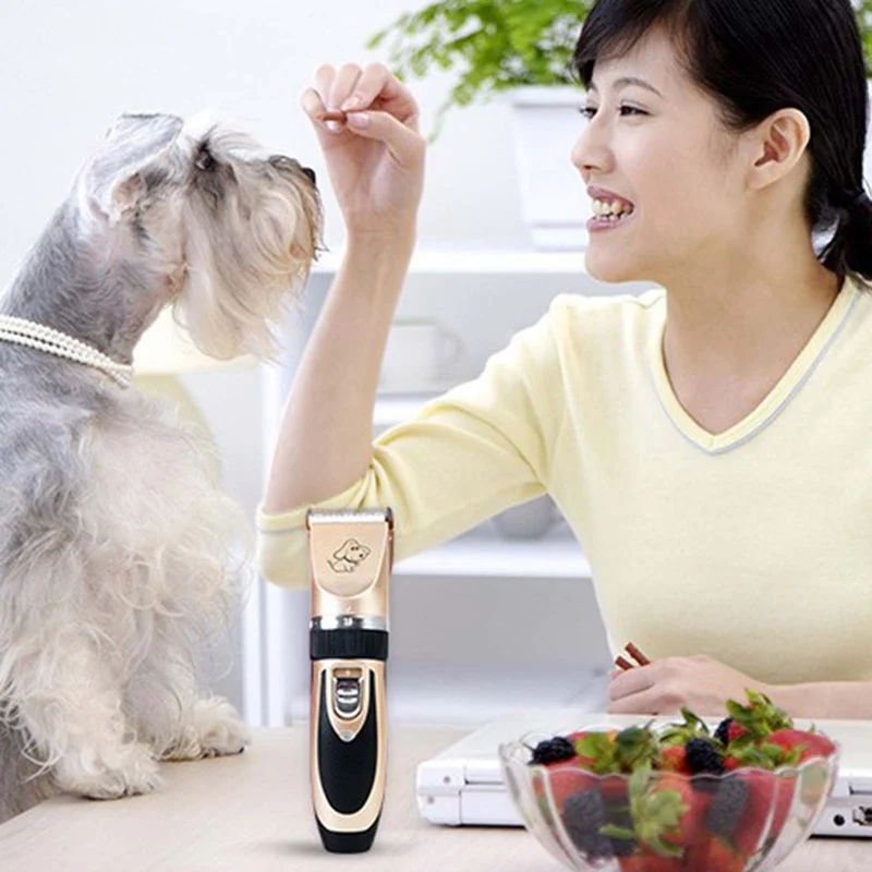 

Professional Pet Dog Hair Trimmer Animal Grooming Clippers Cat Cutter Machine Shaver Electric Scissor Clipper