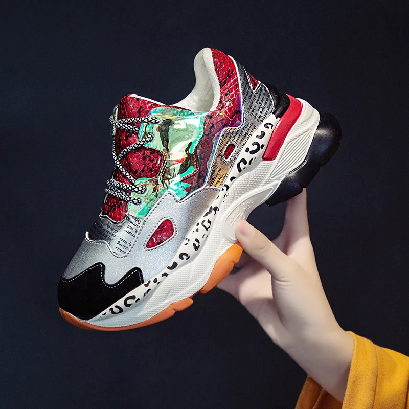 Koznoy/женские кроссовки на толстой подошве Сезон осень Прямая поставка Модная