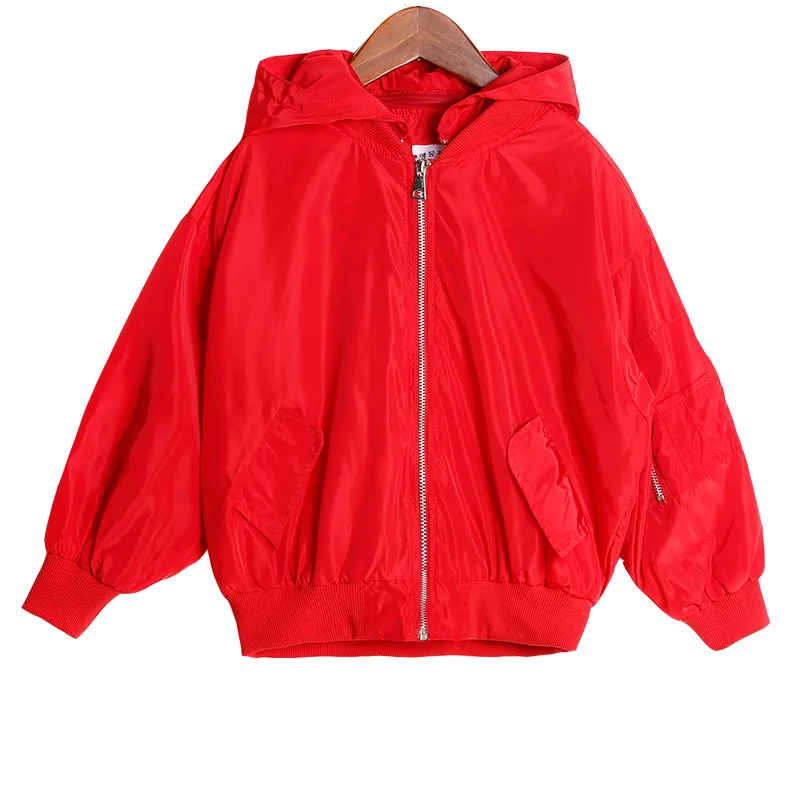 Куртка-бомбер в полоску для девочек модная верхняя одежда активного отдыха