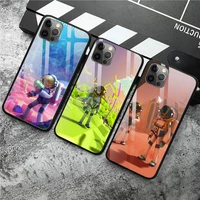 video game astroneer phone case tempered glass for iphone 12 pro max mini 11 pro xr xs max 8 x 7 6s 6 plus se 2020 case