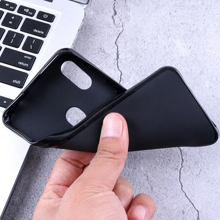 Мягкие черные чехлы для телефонов Lenovo K6 Power K5 Play Pro K8 Note Plus P1 Turbo P1M A6020 A7020
