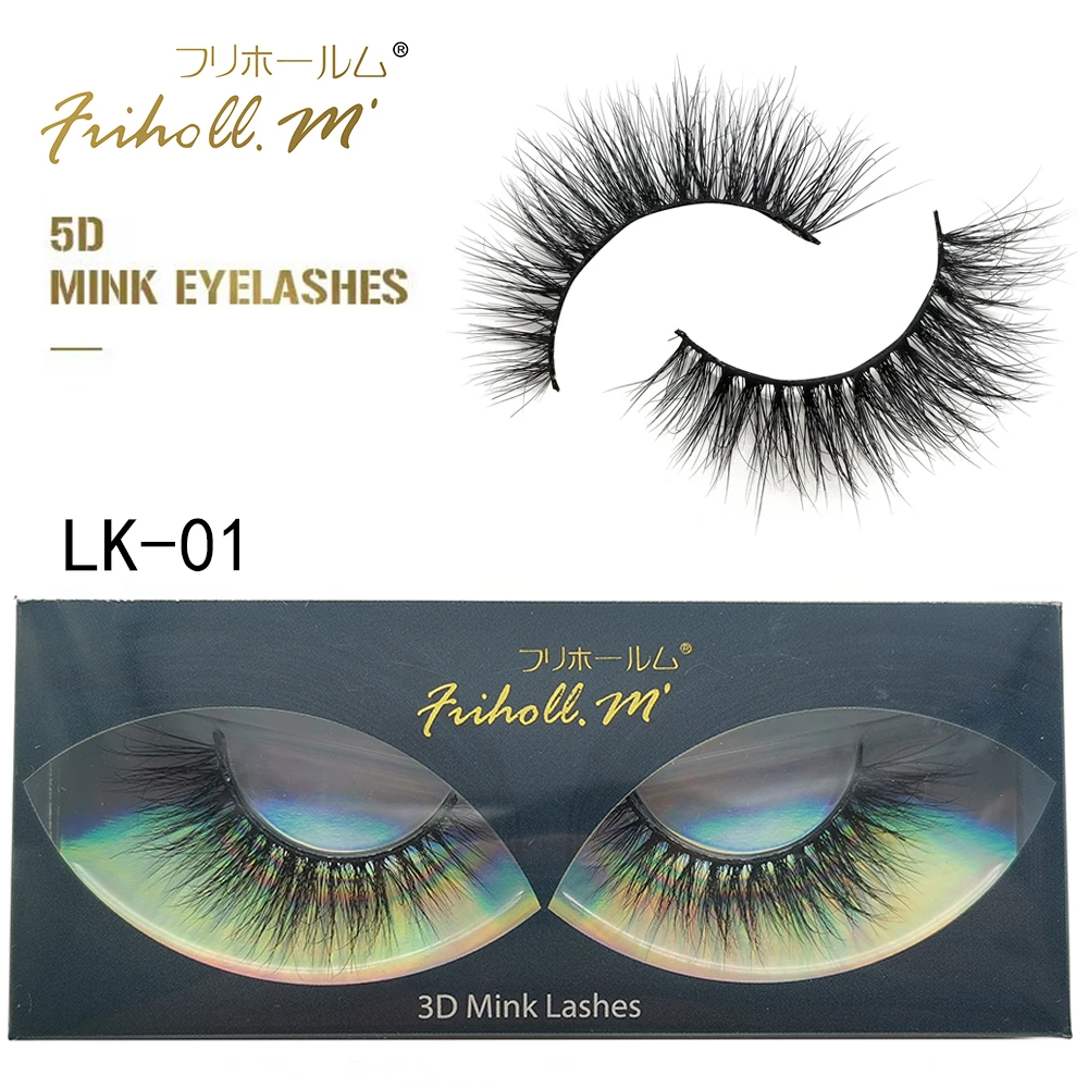 Пара 1 стиль 3D искусственные норковые волосы Мягкие Накладные ресницы