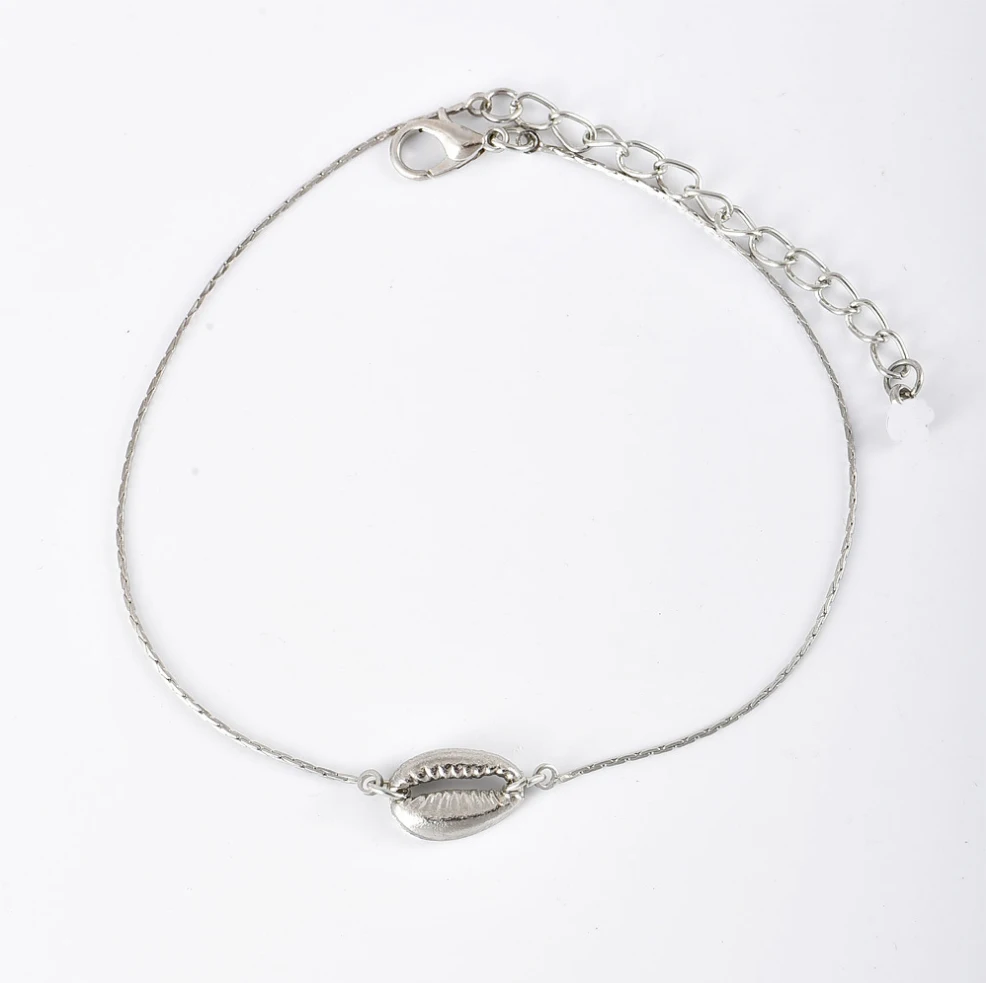 Набор ножных браслетов 4 слоя 3 шт./набор сплав Морская звезда морская волна