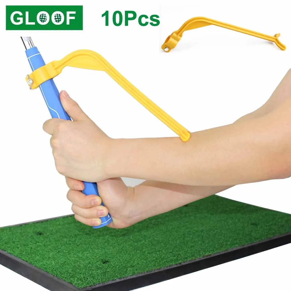 10Pcs Golf Swing Trainer Correct Beginner Gesture Alignment Training Aids Practical Practicing Guide Aid | Спорт и развлечения